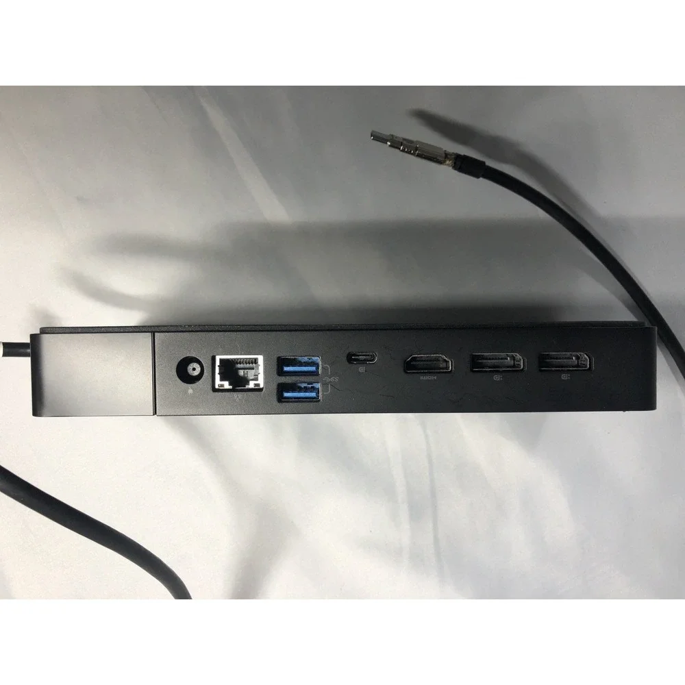 Dell K20A001 E-Port Docking Station – USB 3.0, DisplayPort, VGA, No Power Cord